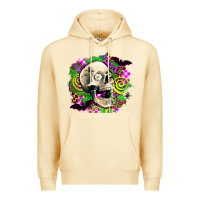 Pina Colada halloween skull Premium Hoodie - AdoDesignShop
