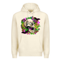Sandshell halloween skull Premium Hoodie - AdoDesignShop