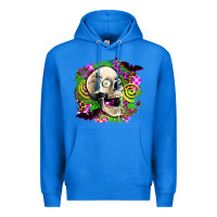 True Royal halloween skull Premium Hoodie - AdoDesignShop