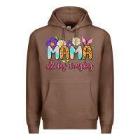 Chestnut mama all day everyday Premium Hoodie - Artiststas