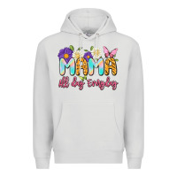 Dove Grey mama all day everyday Premium Hoodie - Artiststas