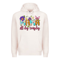 Pale Pink mama all day everyday Premium Hoodie - Artiststas