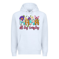 White mama all day everyday Premium Hoodie - Artiststas