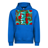 Cobalt rose leopard mama Urban Hoodie - AdoDesignShop