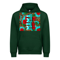 Foreset Green rose leopard mama Urban Hoodie - AdoDesignShop