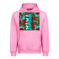 Fuchsia Pink rose leopard mama Urban Hoodie - AdoDesignShop