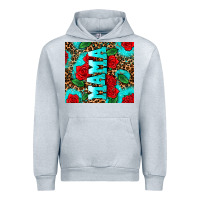 Heather Grey rose leopard mama Urban Hoodie - AdoDesignShop