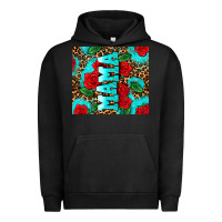 Pigment Black rose leopard mama Urban Hoodie - AdoDesignShop