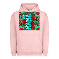 Pigment Salmon rose leopard mama Urban Hoodie - AdoDesignShop