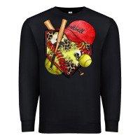 Black softball home plate Premium Sweatshirt - Zillion Design Studio