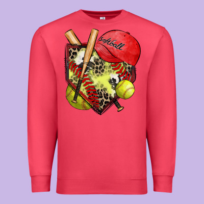 Premium Sweatshirt softball home plate