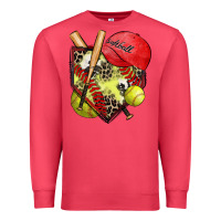Cardinal softball home plate Premium Sweatshirt - Zillion Design Studio