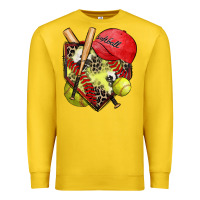 Lemon softball home plate Premium Sweatshirt - Zillion Design Studio