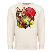 Sandshell softball home plate Premium Sweatshirt - Zillion Design Studio