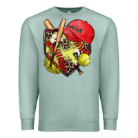 Seafoam softball home plate Premium Sweatshirt - Zillion Design Studio