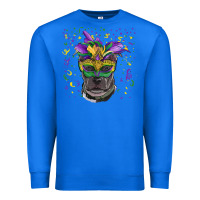True Royal mardi gras  mask pitbull Premium Sweatshirt - RanaPortraitStore