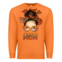 Carrot basketball messy bun mom Premium Sweatshirt - texasbilliewilder