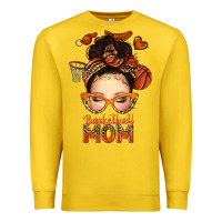 Lemon basketball messy bun mom Premium Sweatshirt - texasbilliewilder