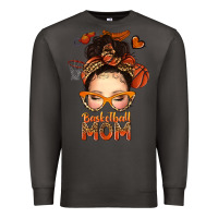 Smoke basketball messy bun mom Premium Sweatshirt - texasbilliewilder