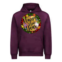 Mauve Wine christmas happy new year Urban Hoodie - Artiststas