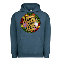 Pigment Midnight Navy christmas happy new year Urban Hoodie - Artiststas