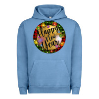 Pigment Pebble Blue christmas happy new year Urban Hoodie - Artiststas