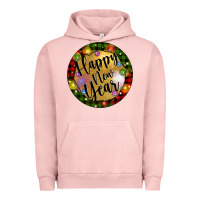 Pigment Salmon christmas happy new year Urban Hoodie - Artiststas