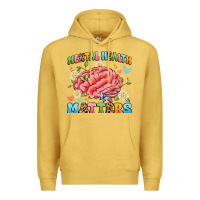 Antique Gold mental health matters Premium Hoodie - Artiststas
