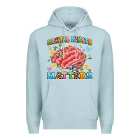 Blue Mist mental health matters Premium Hoodie - Artiststas