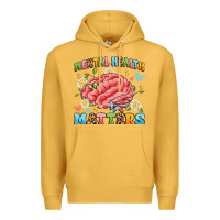 Mustard mental health matters Premium Hoodie - Artiststas