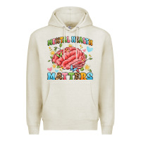 Oatmeal Heather mental health matters Premium Hoodie - Artiststas