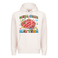 Pale Pink mental health matters Premium Hoodie - Artiststas