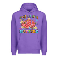 Purple mental health matters Premium Hoodie - Artiststas