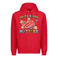 Red mental health matters Premium Hoodie - Artiststas
