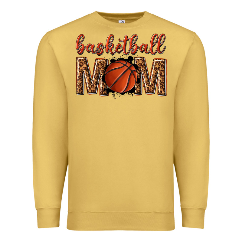 Basketball Mom Premium Sweatshirt by texasbilliewilder | Teevron