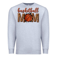 Heather Grey basketball mom Premium Sweatshirt - texasbilliewilder