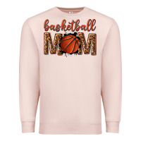 Pale Pink basketball mom Premium Sweatshirt - texasbilliewilder