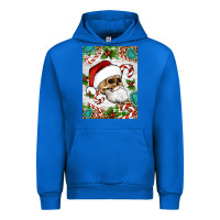 Cobalt Christmas hippie skeleton santa Urban Hoodie - Artiststas