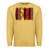 Antique Gold softball brushstroke Premium Sweatshirt - Zillion Design Studio