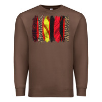 Chestnut softball brushstroke Premium Sweatshirt - Zillion Design Studio