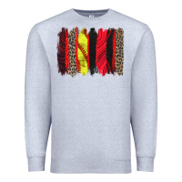 Heather Grey softball brushstroke Premium Sweatshirt - Zillion Design Studio