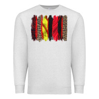 Oatmeal Heather softball brushstroke Premium Sweatshirt - Zillion Design Studio