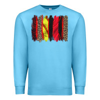 Ocean Blue softball brushstroke Premium Sweatshirt - Zillion Design Studio