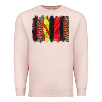 Pale Pink softball brushstroke Premium Sweatshirt - Zillion Design Studio
