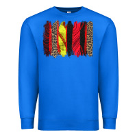 True Royal softball brushstroke Premium Sweatshirt - Zillion Design Studio
