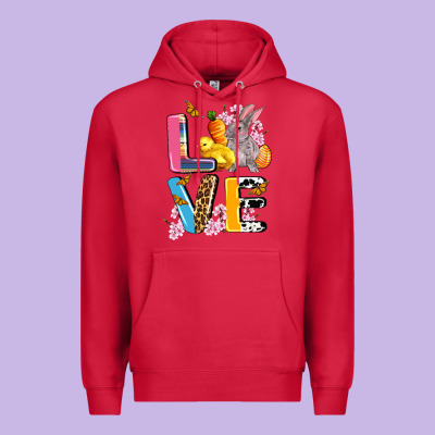 Love Easter Premium Hoodie Designed By Adodesignshop