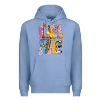Colony Blue love easter Premium Hoodie - AdoDesignShop