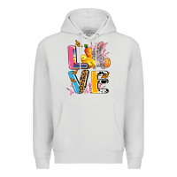 Dove Grey love easter Premium Hoodie - AdoDesignShop