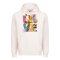 Pale Pink love easter Premium Hoodie - AdoDesignShop