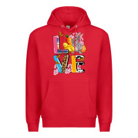 Red love easter Premium Hoodie - AdoDesignShop